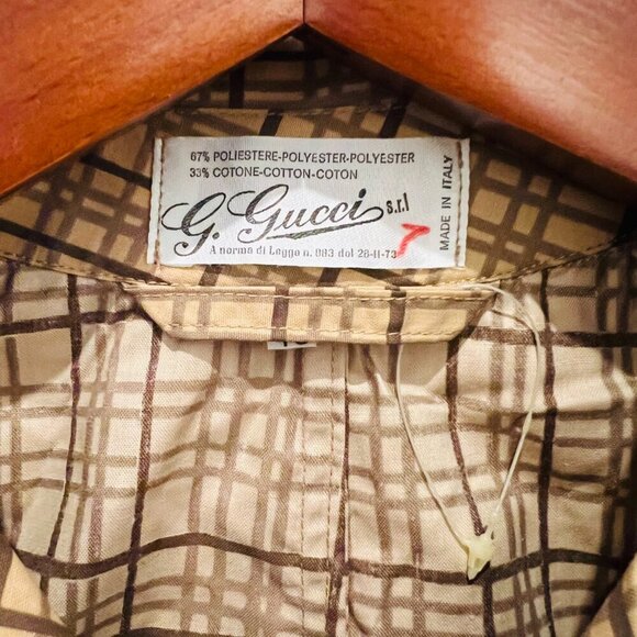 Vintage Women's Gucci Trench Coat Size 10 or 12 Made in Italy VERY RARE - Picture 9 of 16